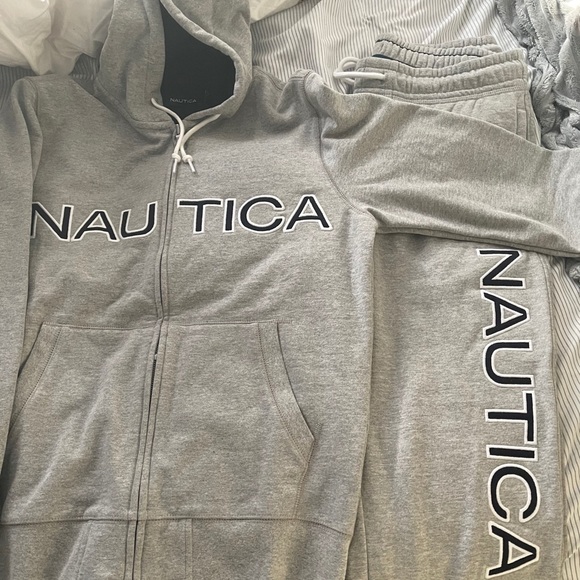 nautica sweatsuit mens